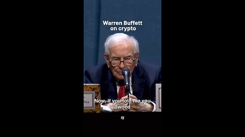 Warren Buffett on Crypto! 👀 #warrenbuffett #crypto