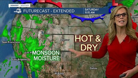 Hot again Friday, rain returns this weekend