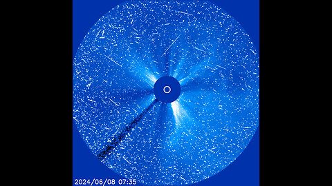 (updated) ACTIVE sun [rays flow direct into earth direction (is why flakes on satellites)]