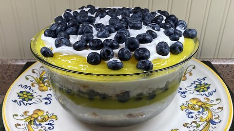 Blueberry Lemon Trifle