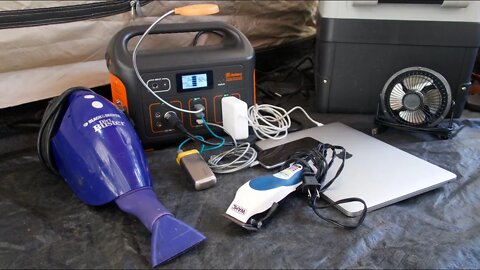 Jackery 500 Battery Test: Running Various Electrical Devices To Gauge Energy Draw