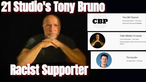 @TONY BRUNO T21Surfer Racist@The CBP Channel@SMASH TV @Man Of Tomorrow@Black Baja Tours@Balla X 2.0