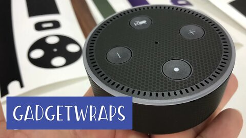 GadgetWraps Amazon Echo Dot Vinyl Skin Wrap Review