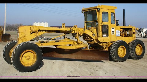 Caterpillar road grader 14e blade raise-lower gear box.