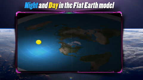 Night and Day in the Flat Earth model