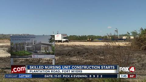 Lee Health nursing unit construction underway