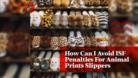 ISF Compliance: Avoid Penalties for Animal Print Slippers