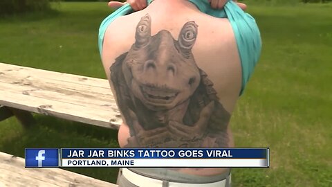 Weatherman gives Jar Jar Binks impersonation