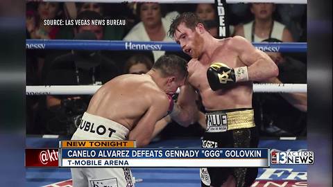 Canelo Alvarez defeats Gennady Golovkin