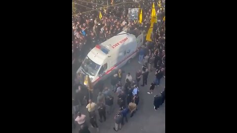 Two-Way Radios Exploding At Funeral For Son Of Hezbollah MP Killed In Yesterday's 'Pager Explosion'