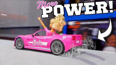 If you are a Dad, You MUST Do This! - Overpowering A Barbie RC Car!