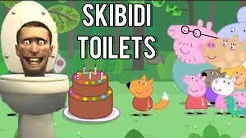 Kids fun: Skibidi toilets in Peppa Pig series / Peppa meets Skibidi Toilet