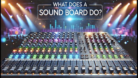 What Does a Sound Board Do? | Audio Mixer Basics Explained