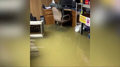 American Red Cross distributing cleaning supplies to areas affected by flooding in metro Detroit