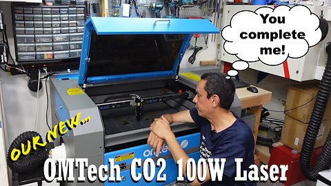 Unboxing & Review: OMTech CO2 100W Laser Cutter - Power & Precision Unleashed!