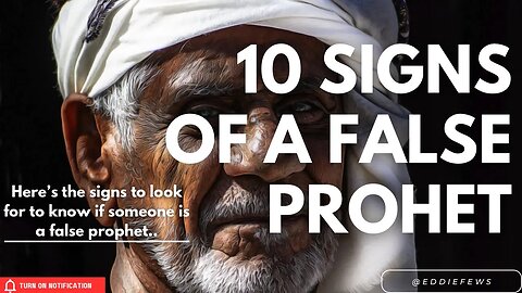 10 Signs Of A False Prophet