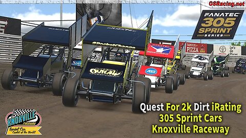 Quest for 2k iRating in the Offical 305 Sprint Car Division - iRacing Dirt