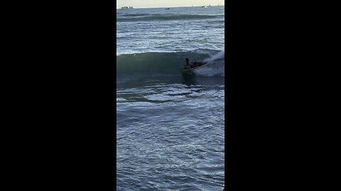 2 Year Old surf with Dad in Hawaii