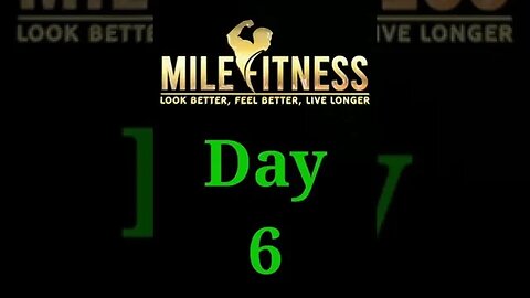 Day Five of Mile Fitness #shorts