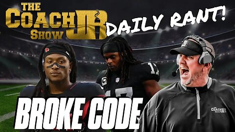 DEVANTE ADAMS & DEANDRE HOPKINS BROKE CODE! | COACH JB'S DAILY RANT