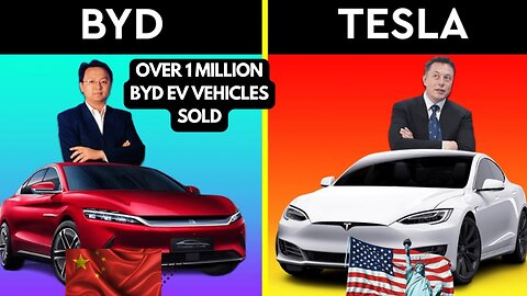 CHINA'S BYD BEATS TESLA WITH OVER A MILLION VEHICLE SALES