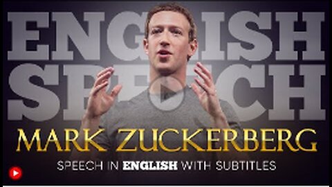 ENGLISH SPEECH | MARK ZUCKERBERG: Free Speech (English Subtitles)