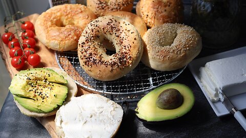 New York Style Bagels From Scratch (Air Fryer)