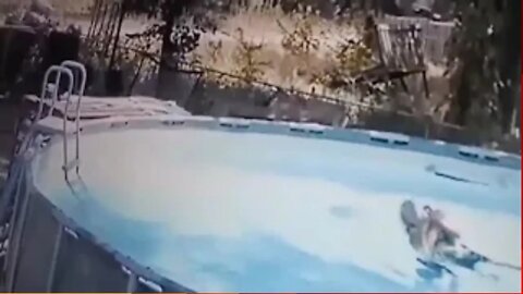 10 year old boy saves mom from drowning as she suffered seizure in pool