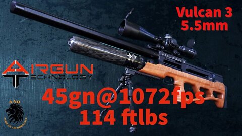 Vulcan 3 Insane Power for a 5.5mm Airgun