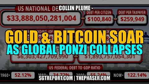 GOLD & BITCOIN SOAR AS GLOBAL PONZI COLLAPSES - Collin Plume