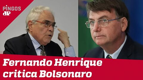 FHC critica comportamento de Bolsonaro