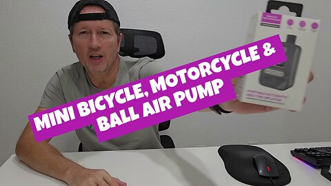 TRYNNCER Rechargeable Mini Air Pump Y-QB09 150PSI Unboxing & Review Tutorial