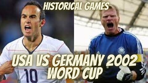 USMNT Germany 2002 World Cup Full Game USA