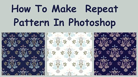 How To Make Repeat Pattern In Photoshop