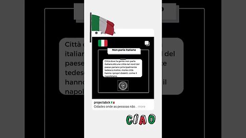 🇮🇹 Don't speak Italian/Non parla Italiano