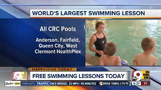 World's largest swimming lesson to take place in Cincinnati