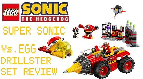 Lego Sonic the Hedgehog Super Sonic Vs. Egg Drillster Set Review