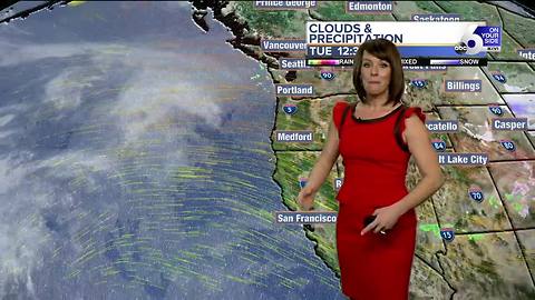 A brief break in the action Tuesday before clouds, rain return mid-week