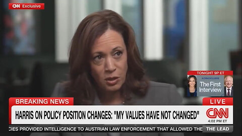 Kamala Harris: My Values Have Not Changed