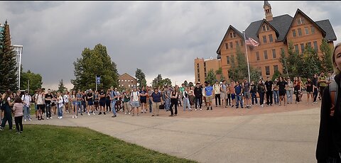 Montana State Univ: Massive Crowd of Over 100 As I Contend w/ Mockers, Hypocrites & The Potty Mouths!