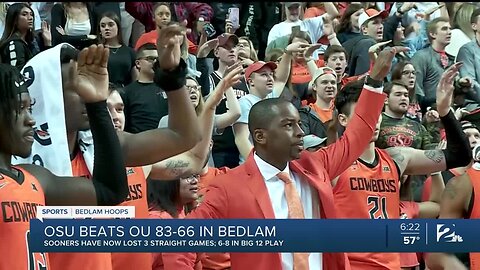 Pokes Roll Past Sooners in Bedlam 83-66