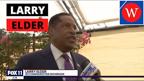 Larry Elder Makes Closing Argument In California Recall Election