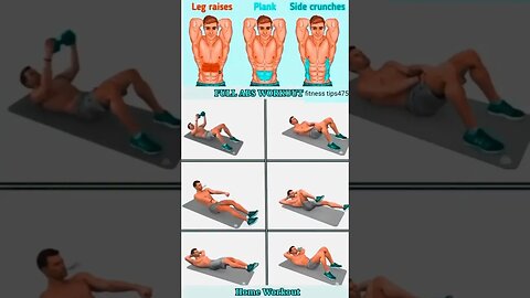 Full Abs Workout #shorts #short #healthprotips #absworkout