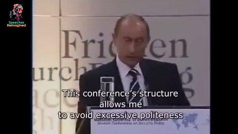 AI Translated Putin's 2007 Munich Security Conference Speech in English, Voiced by Putin Himself