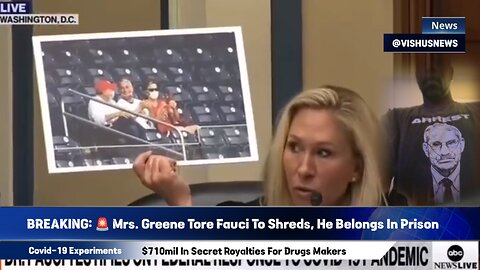 BREAKING: Mrs. Greene Tore Fauci To Shreds, He Belongs In Prison... #VishusTv 📺