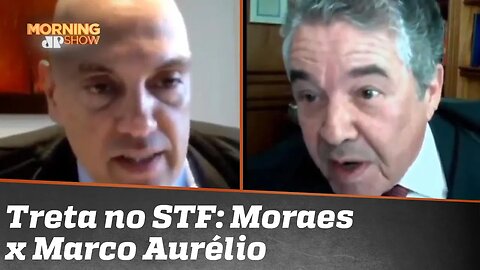 Treta virtual: ministros do STF, Marco Aurélio e Alexandre de Moraes trocam farpas