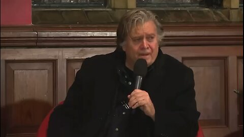 Steve Bannon making too much sense.