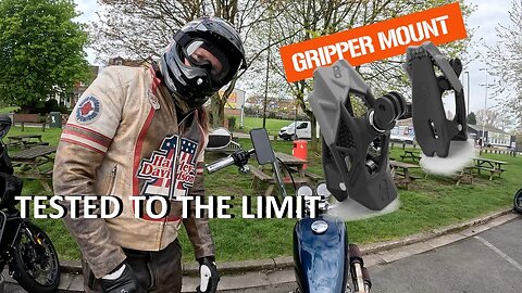 I found the BEST Motovloggers Camera MOUNT: Dango Design Gripper | Ride along footage gets LOUD!!!!!