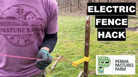 Easy Electric Fence Hack!