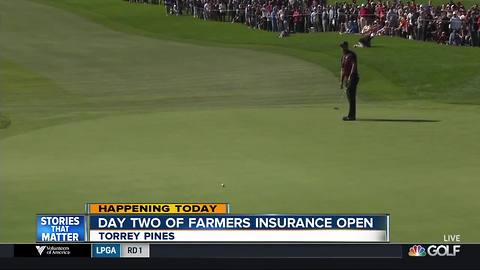 Torrey Pines hosts second day of Famers Insurance Open